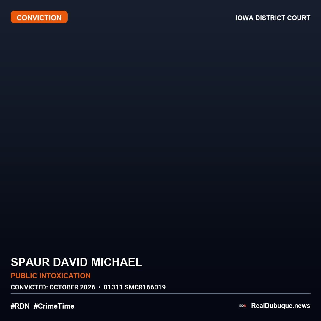 Court Conviction: SPAUR DAVID MICHAEL (October 2026)