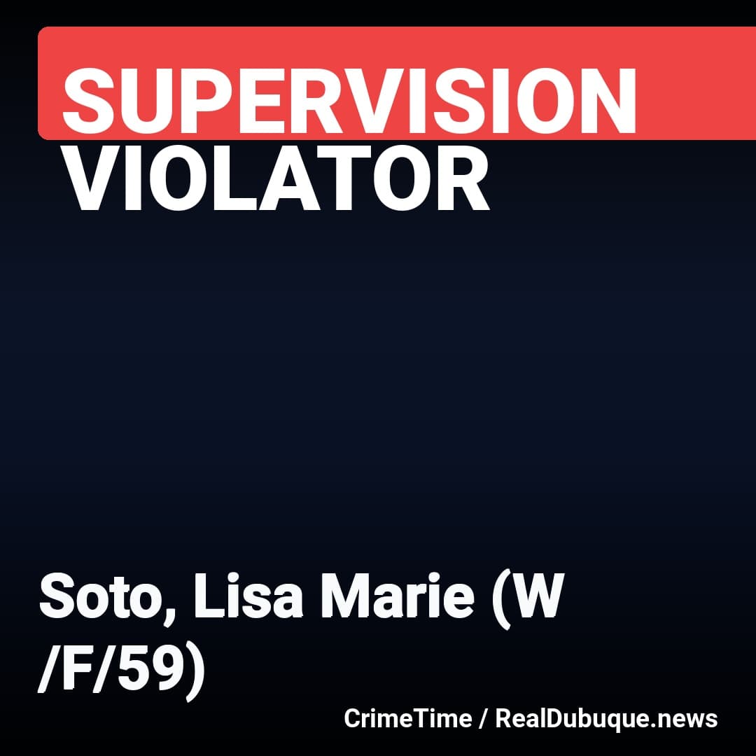 DOC Violator Arrested: Soto, Lisa Marie (W /F/59)