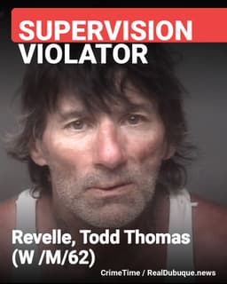 DOC Violator Arrested: Revelle, Todd Thomas (W /M/62)