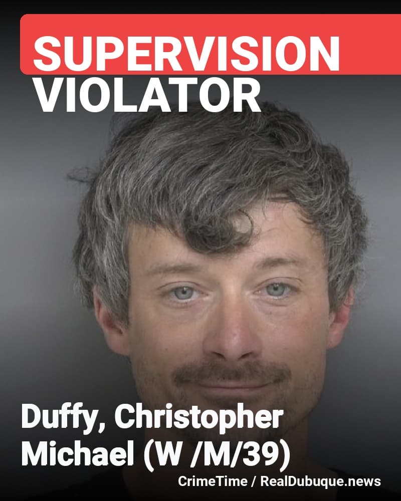 DOC Violator Arrested: Duffy, Christopher Michael (W /M/39)