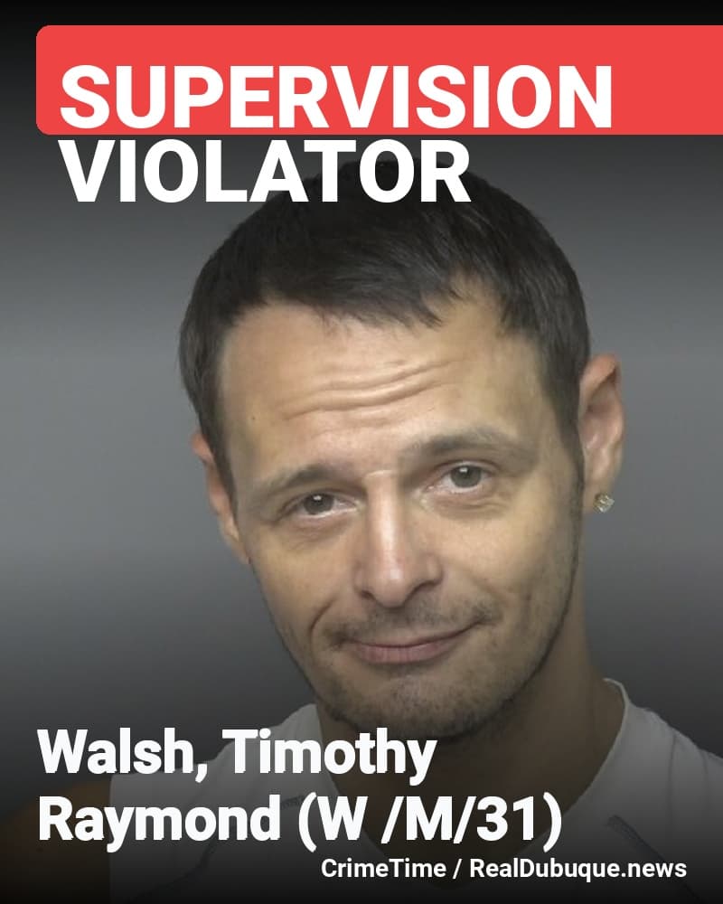 DOC Violator Arrested: Walsh, Timothy Raymond (W /M/31)