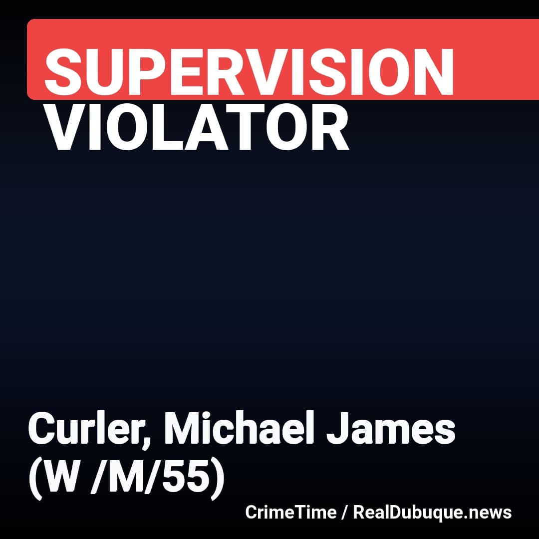 DOC Violator Arrested: Curler, Michael James (W /M/55)