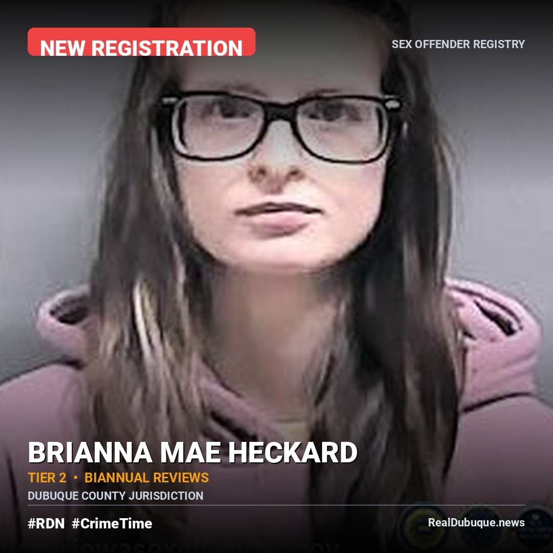 Sex Offender Registry: BRIANNA HECKARD (New Registration)