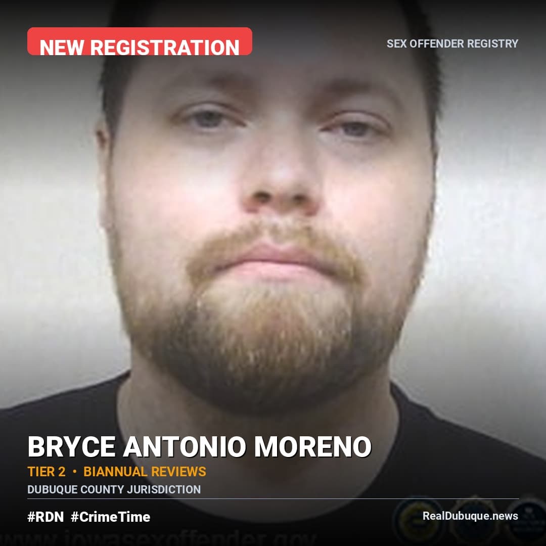 Sex Offender Registry: BRYCE MORENO (New Registration)