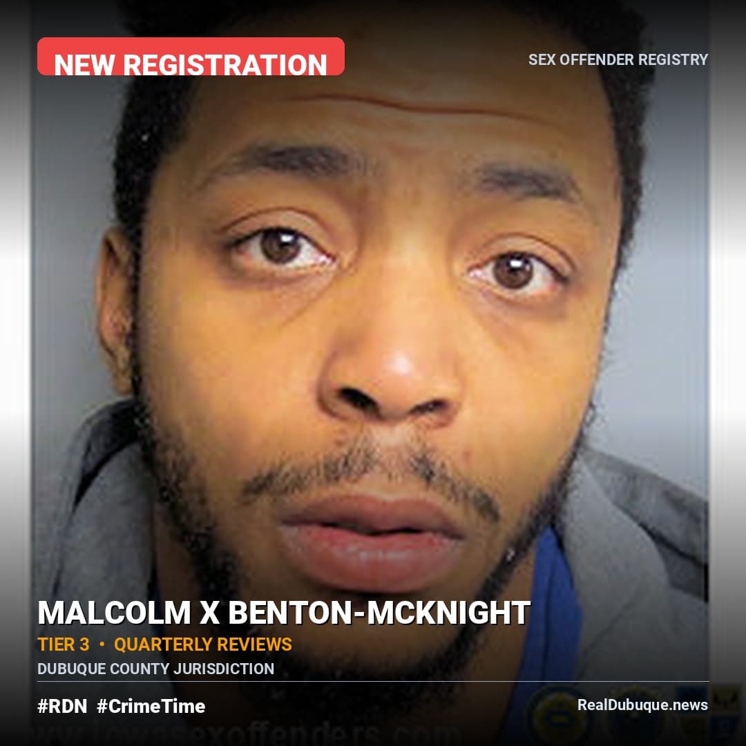 Sex Offender Registry: MALCOLM BENTON-MCKNIGHT (New Registration)