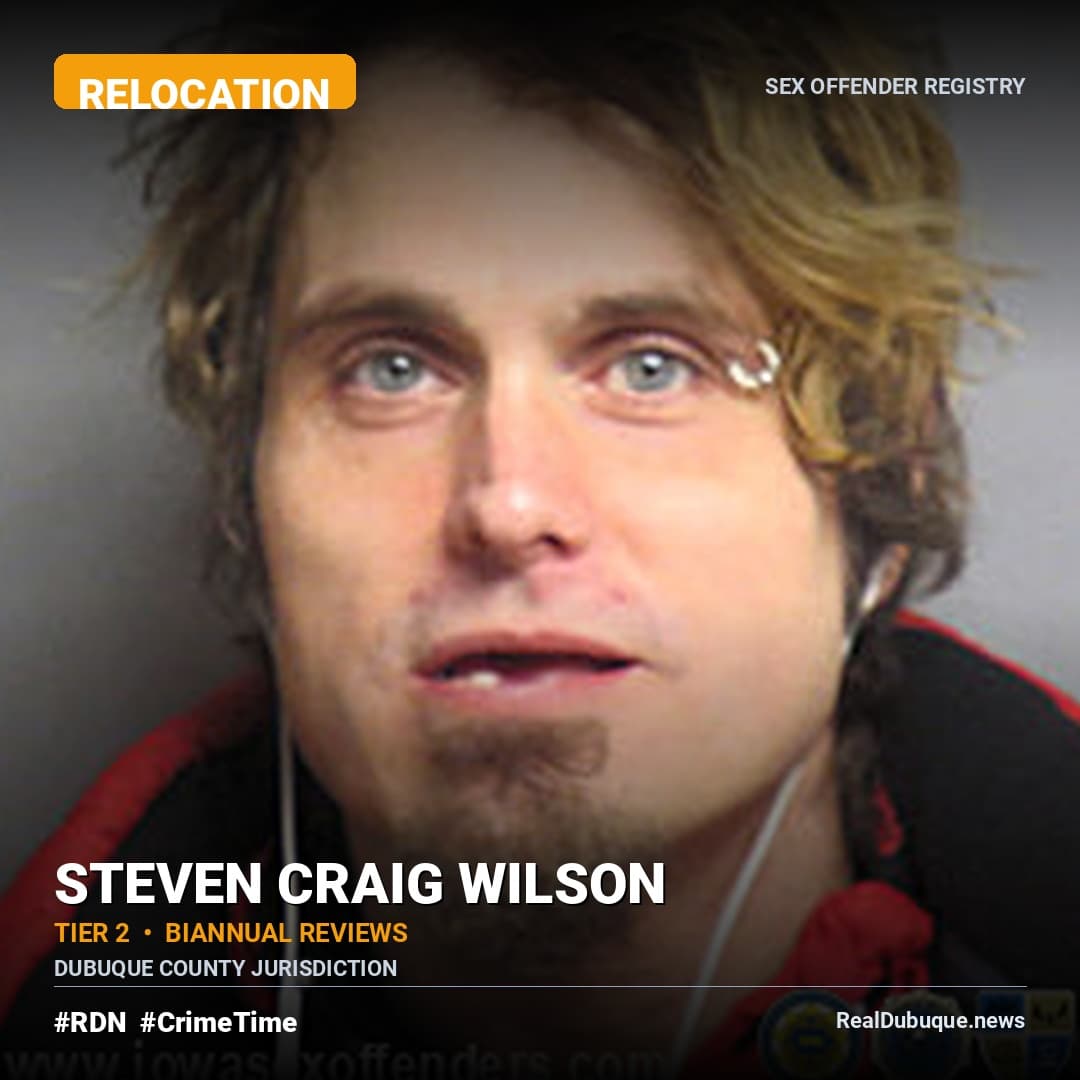 Sex Offender Registry: STEVEN WILSON (Relocation)