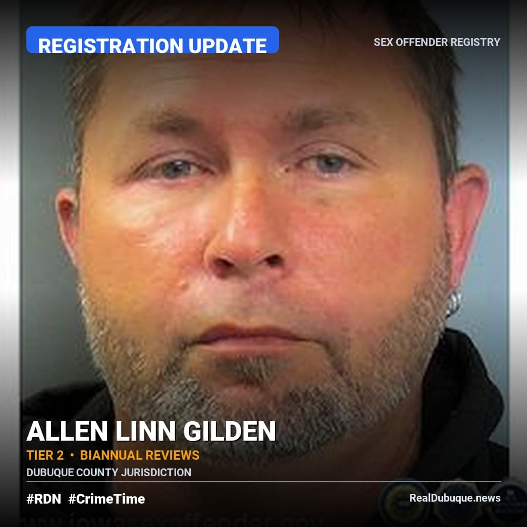Sex Offender Registry: ALLEN GILDEN (Registration Update)