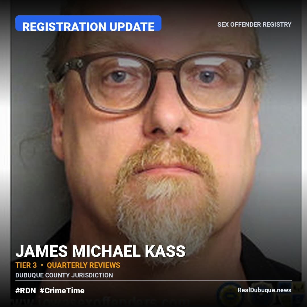 Sex Offender Registry: JAMES KASS (Registration Update)