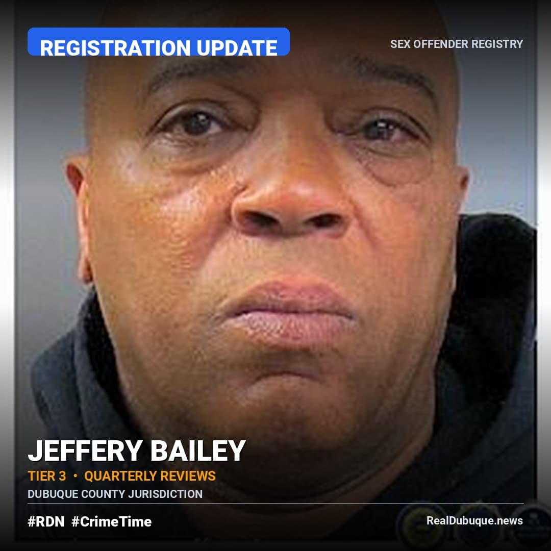 Sex Offender Registry: JEFFERY BAILEY (Registration Update)