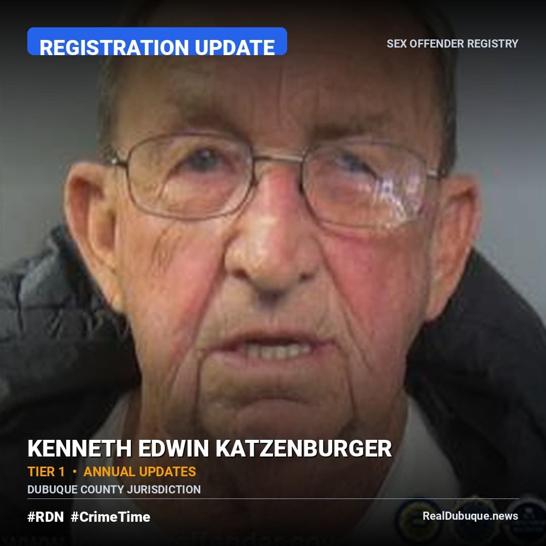 Sex Offender Registry: KENNETH KATZENBURGER (Registration Update)