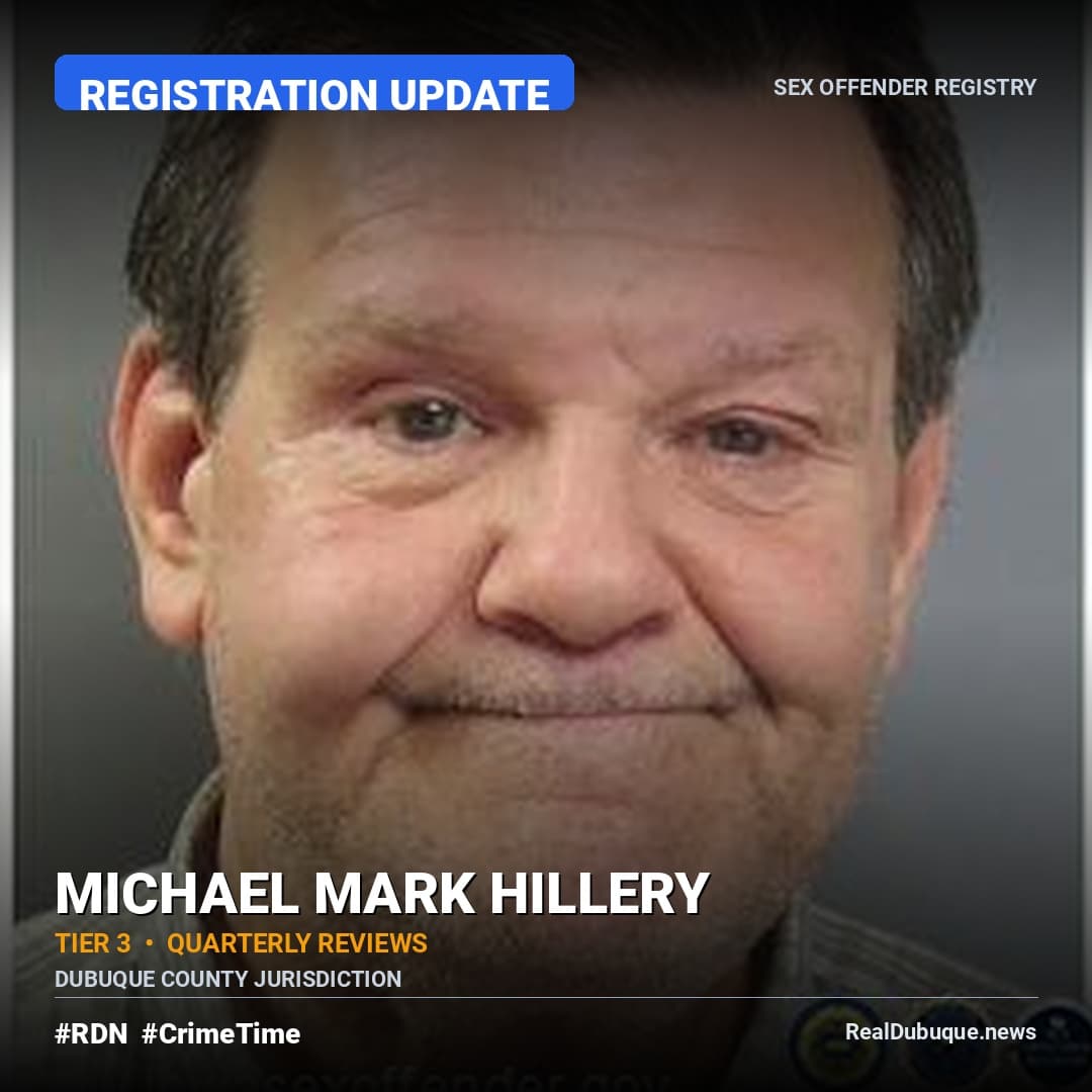 Sex Offender Registry: MICHAEL HILLERY (Registration Update)