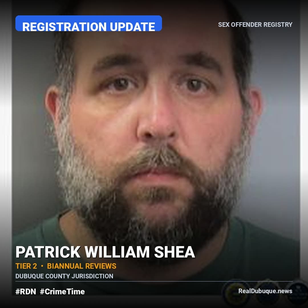 Sex Offender Registry: PATRICK SHEA (Registration Update)