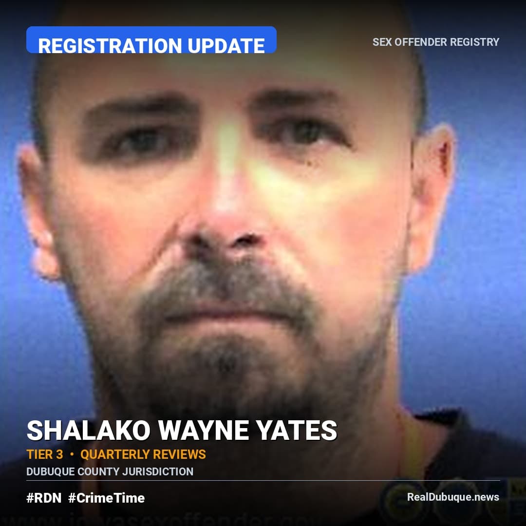 Sex Offender Registry: SHALAKO YATES (Registration Update)