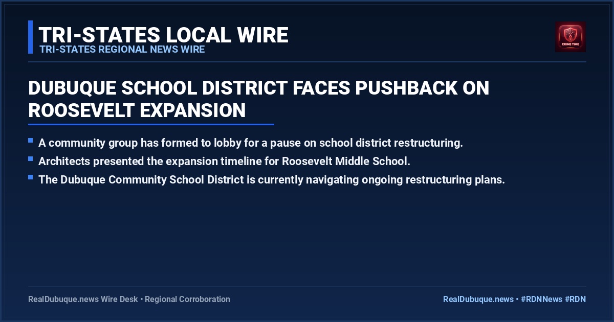 Dubuque School District Faces Pushback on Roosevelt Expansion