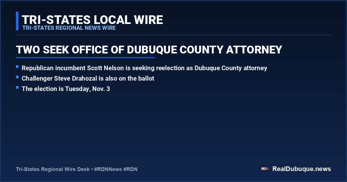 Two Seek Office of Dubuque County Attorney