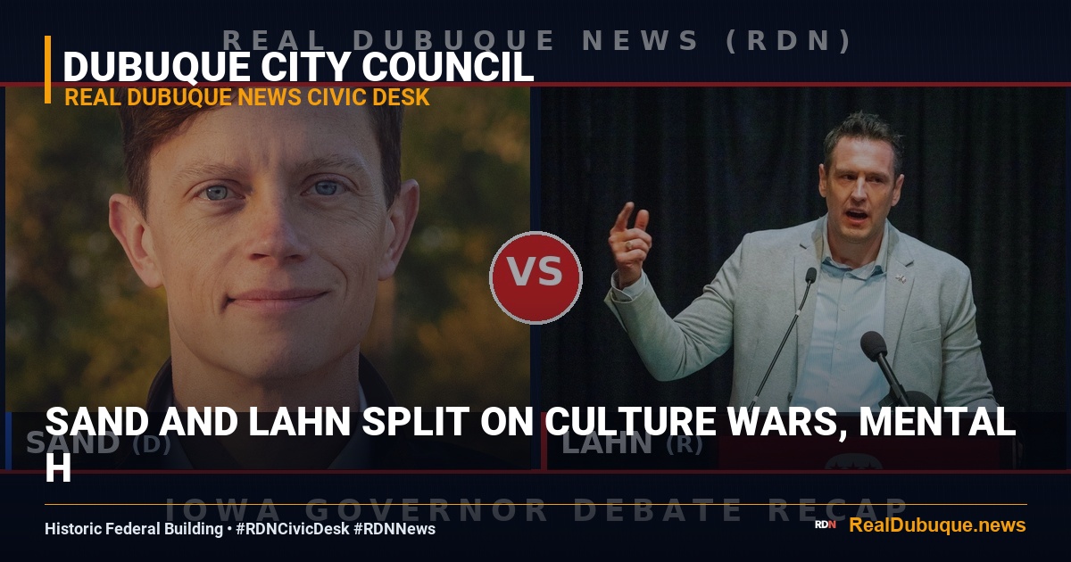 Sand and Lahn split on culture wars, mental health care and school funding in final governor debate