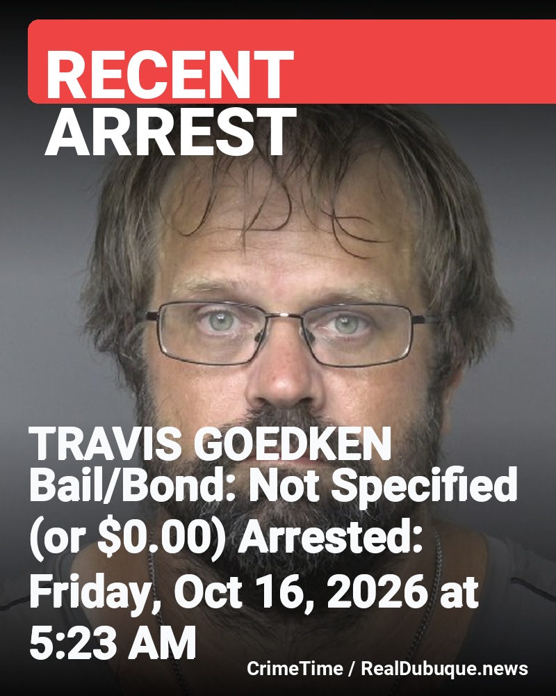 Arrest: TRAVIS GOEDKEN