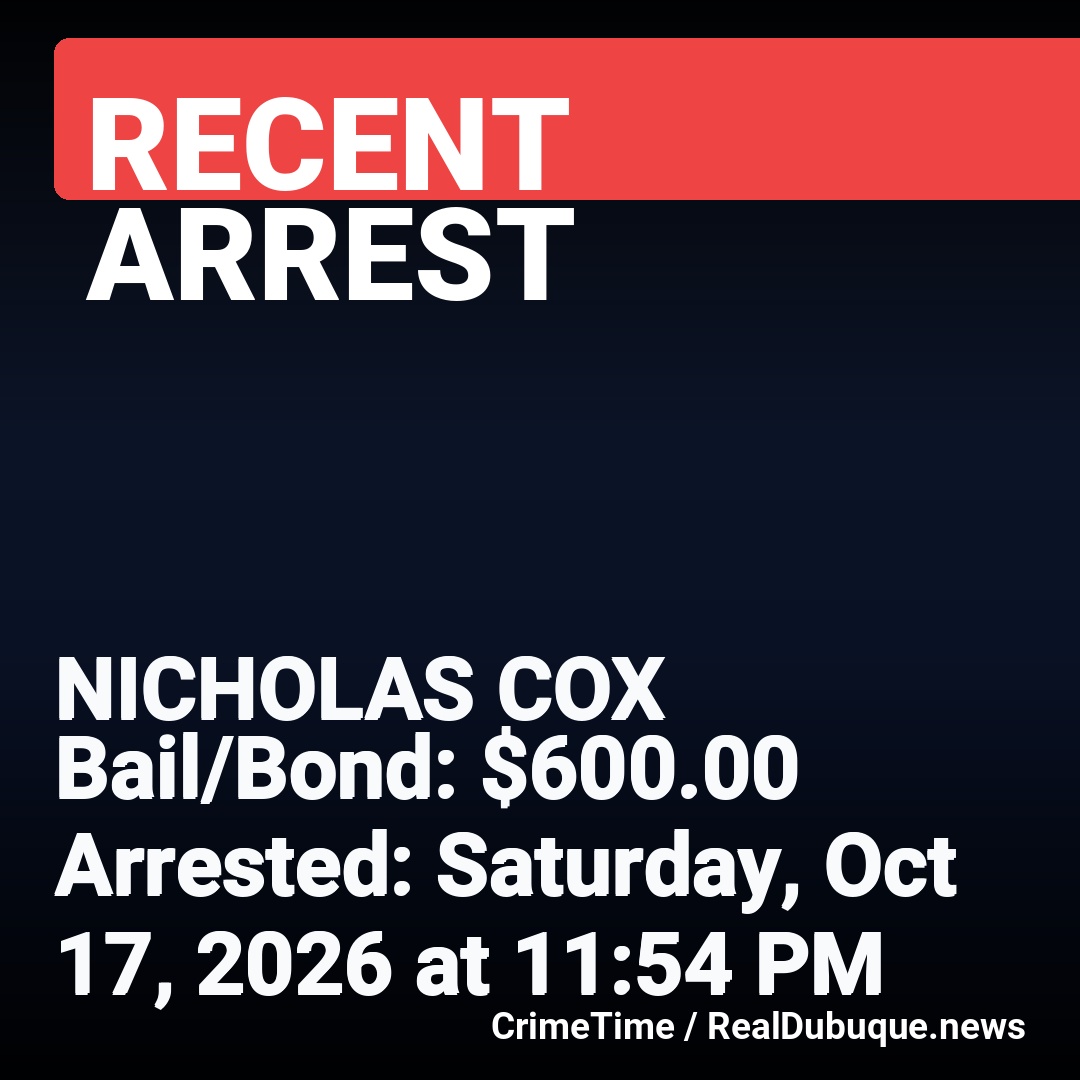 Arrest: NICHOLAS COX