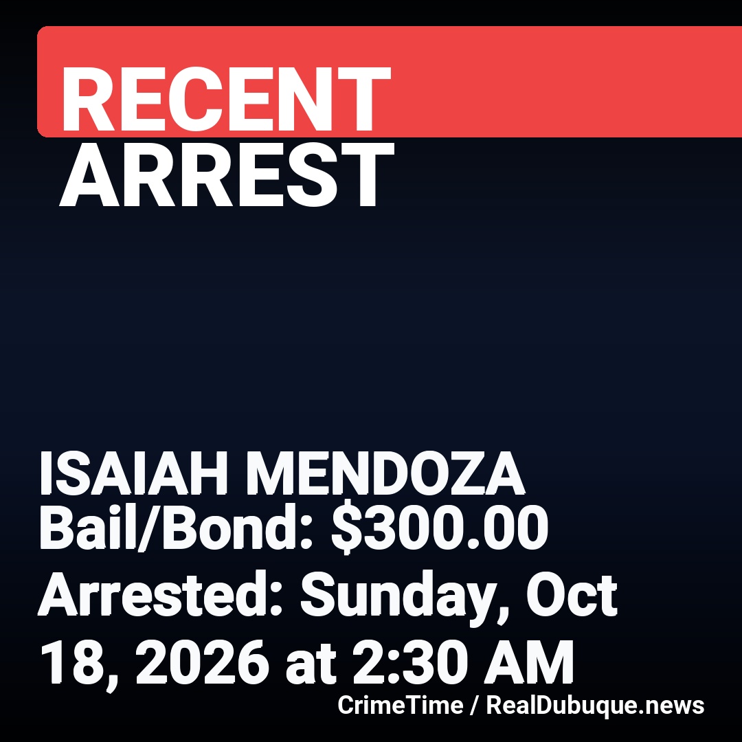Arrest: ISAIAH MENDOZA
