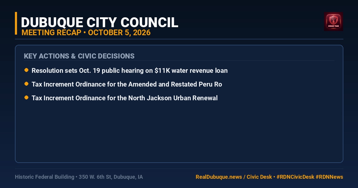 City Council Meeting Recap: October 5, 2026